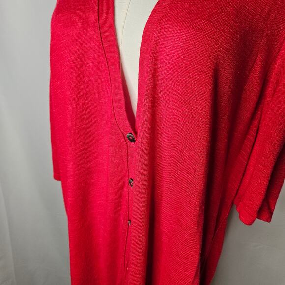 Women's J Jill 3 Button Cardigan Size 2X - Picture 3 of 9